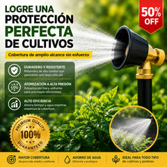 💦【2 piezas 26 euros】💥💪🔩 Cabezal pulverizador con núcleo de cobre macizo – Anticorrosión y riego eficiente en 3 modos 💦