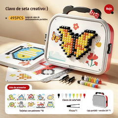🍄【1 juego 34 €】🧩 Puzzle 3D Creativo con Forma de Seta – Construye, Decora y Sorpréndete ✨