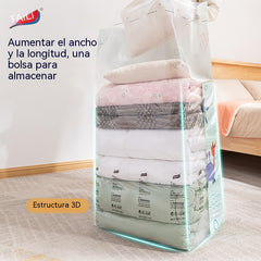 🧳✨【50*65*30cm】【Juego de 5 piezas】🏠✨ Bolsas de almacenamiento de compresión al vacío de gran capacidad que no requieren inflado de aire, lo que facilita y agiliza el almacenamiento