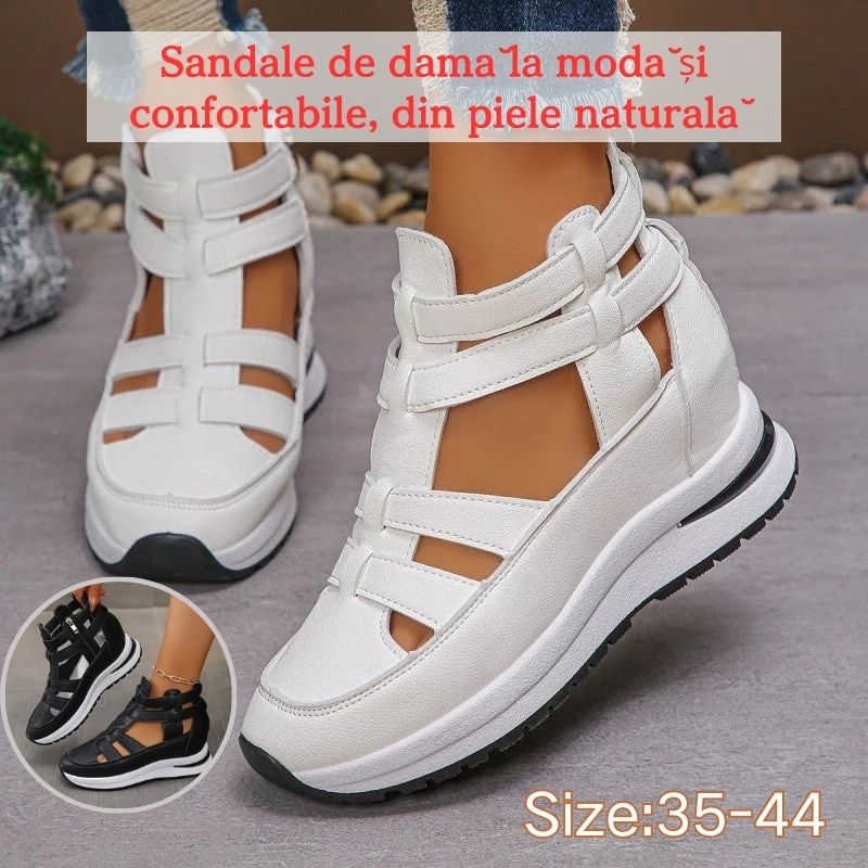 🌸【35-44】2025 Sandalias de mujer modernas y cómodas, fabricadas en piel auténtica