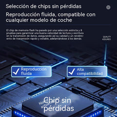 🚗🔥【32 GB】🎵Memoria USB universal de alta calidad para música en coches【2500 canciones populares + 100 vídeos】