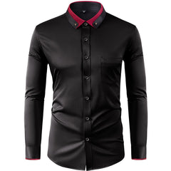 🔥✨【Nuevos estilos de otoño】【38-44 】🔥👕Elástico camisa de negocios transpirable para casual y de moda