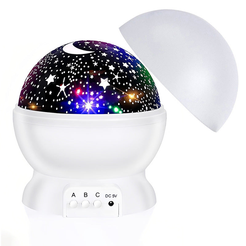 ✨Proyector de luz ambiental con cielo estrellado y siete colores.