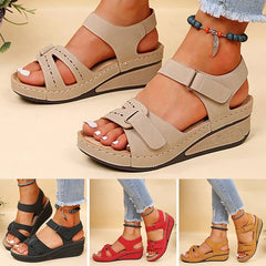 😍😍【35-43】Sandalias de cuña informales de verano con suela gruesa