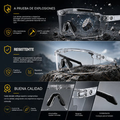 ☀️🕶️Gafas de seguridad fotocromáticas polarizadas UV400 – 🥇Gafas resistentes a los impactos para deportes al aire libre y trabajo✨