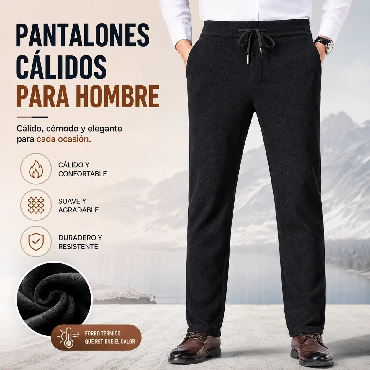 👖【L-5XL】Terciopelo de otoño e invierno más pantalones deportivos de terciopelo para hombre, pantalones casuales sueltos