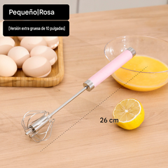 🔥Compre 1 y obtenga 1 gratis（2 piezas）🥚👩‍🍳🍳Batidor de huevos semiautomático de acero inoxidable