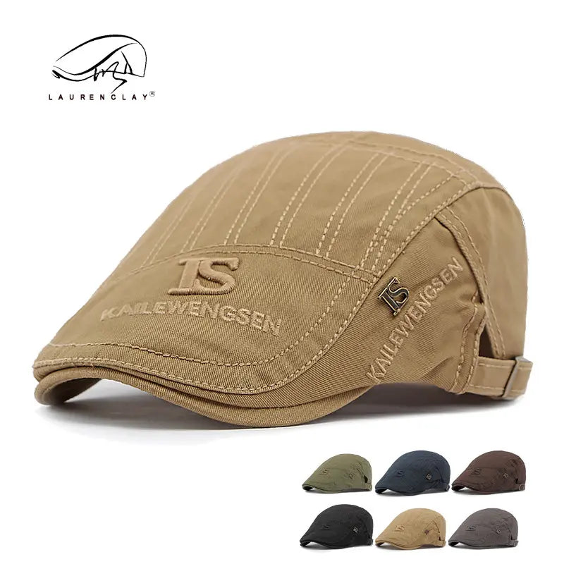 💥【Oferta por tiempo limitado】💥Boina nueva de algodón puro, elegante, con protección solar y transpirable.