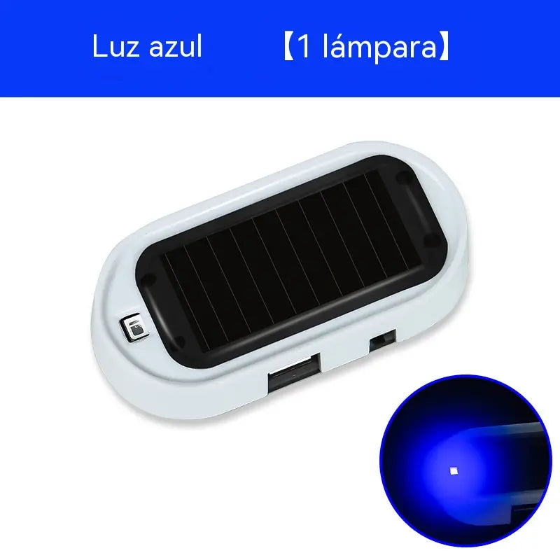 📢🚗 2 piezas 26 euro ⏰ Lámpara LED solar antirrobo con luz intermitente