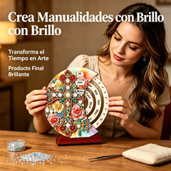 💎✨ Kit DIY Diamond Painting – Calendario de Pared con Cristales Brillantes, Decoración de Salón, Manualidad Relajante 📅🖼️