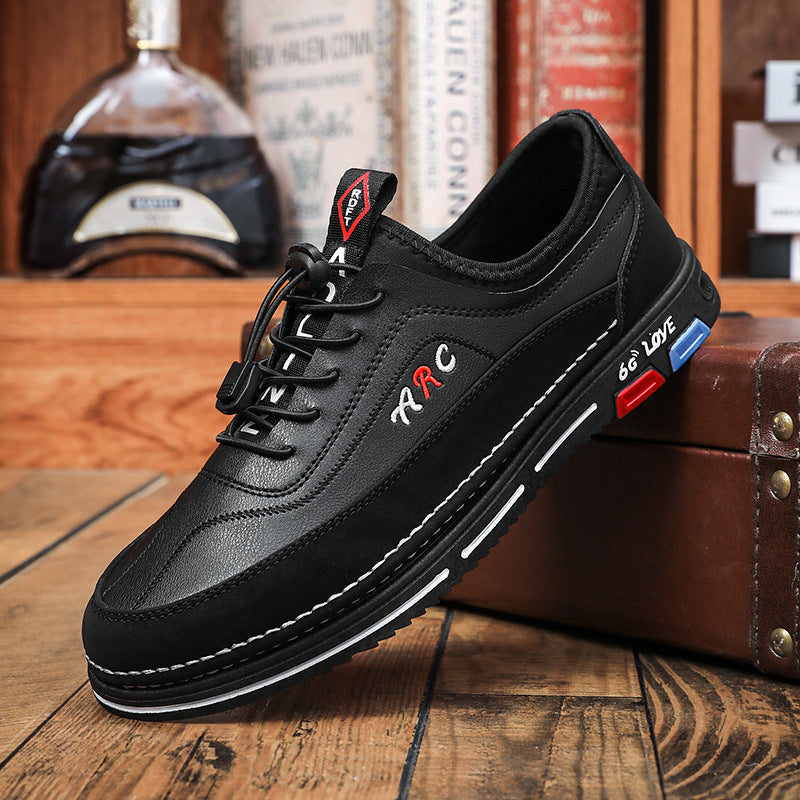 💯🔥【39-48】🔥Los zapatos de negocios casuales para hombre están hechos de cuero impermeable y resistente a las manchas con una suela suave para un uso cómodo.