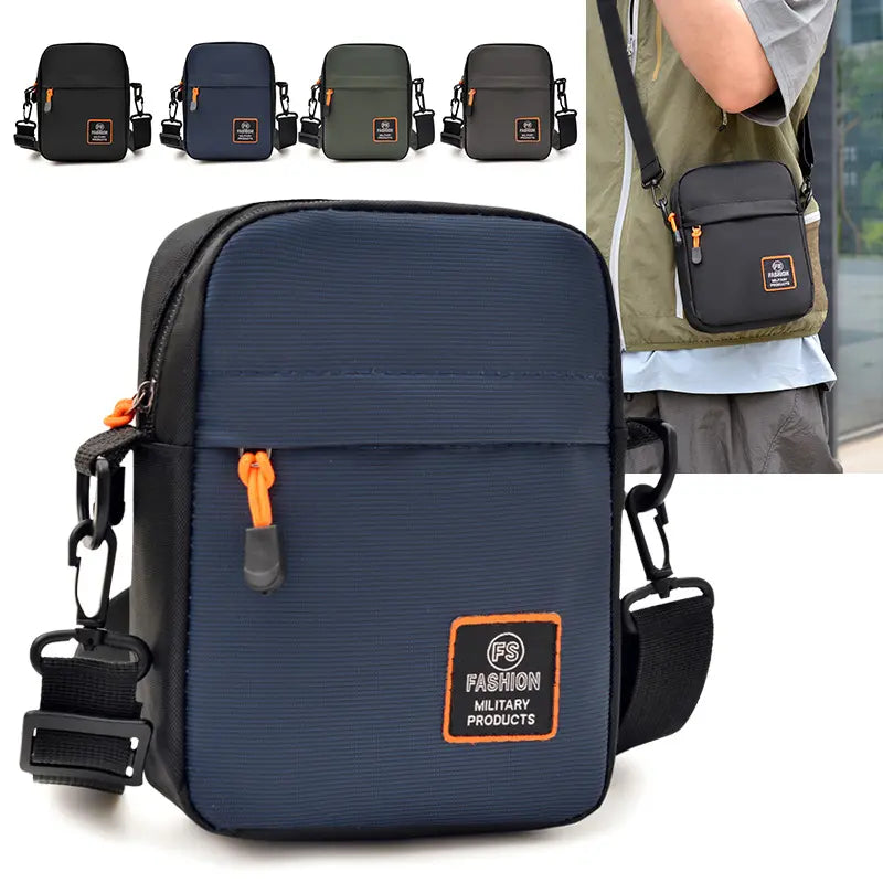 🖤 Bolso ligero de tela Oxford para hombre – Material impermeable