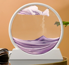 🌄🌄Adornos de arenas movedizas 3D para decoración del hogar con forma de montaña y río antiguos