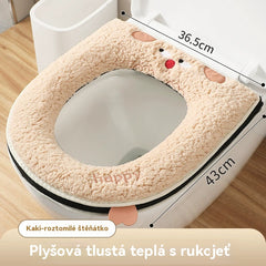🔥🚽🔥Compra uno y llévate otro gratis🔥🎁Fundas de asiento de inodoro cálidas para el invierno con forro polar