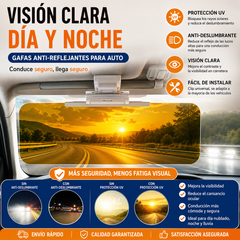 🚗 Extensor de visera solar polarizada antirreflejos universal para automóviles