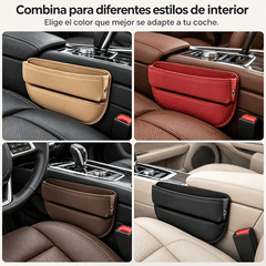 🧳 Organizador de Huecos de Asiento para Coche | Relleno Multifunción con Almacenamiento | Accesorio Universal para el Interior 🚗