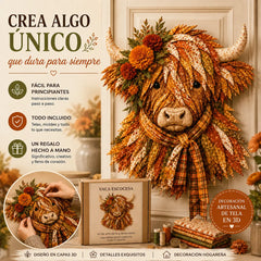 🐮💐Kit de tela 3D para armar | ✂️💕El set incluye todas las piezas