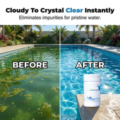 🔥Compre 1 y obtenga 1 gratis（2 botella）🏊‍Pastillas de limpieza instantánea para eliminar manchas y suciedad de piscinas