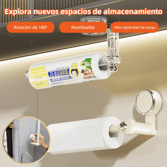 Varilla colgante con ventosa multifuncional