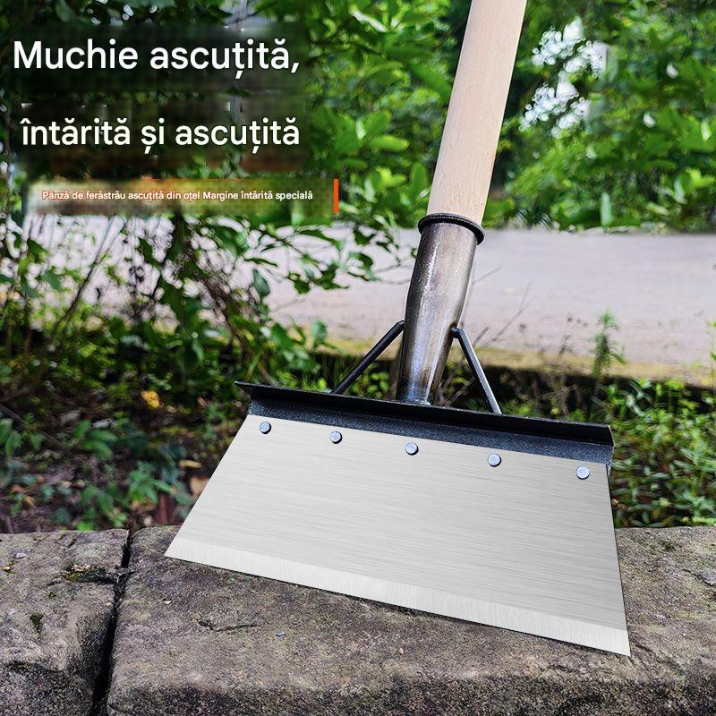 🐖🐏🐓La pala para herramientas de limpieza de estiércol de acero al manganeso es adecuada para jardinería para eliminar malezas y fertilizantes