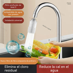 ✅✅【2 por 26 euros】💦👍🏻Filtro purificador de agua para grifo de acero inoxidable