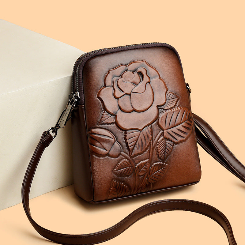 👜Nuevo bolso bandolera/de hombro de piel suave de doble capa