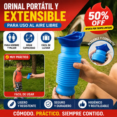 🔥Urinario plegable portátil para hombres, mujeres, niños y ancianos - Urinarios reutilizables
