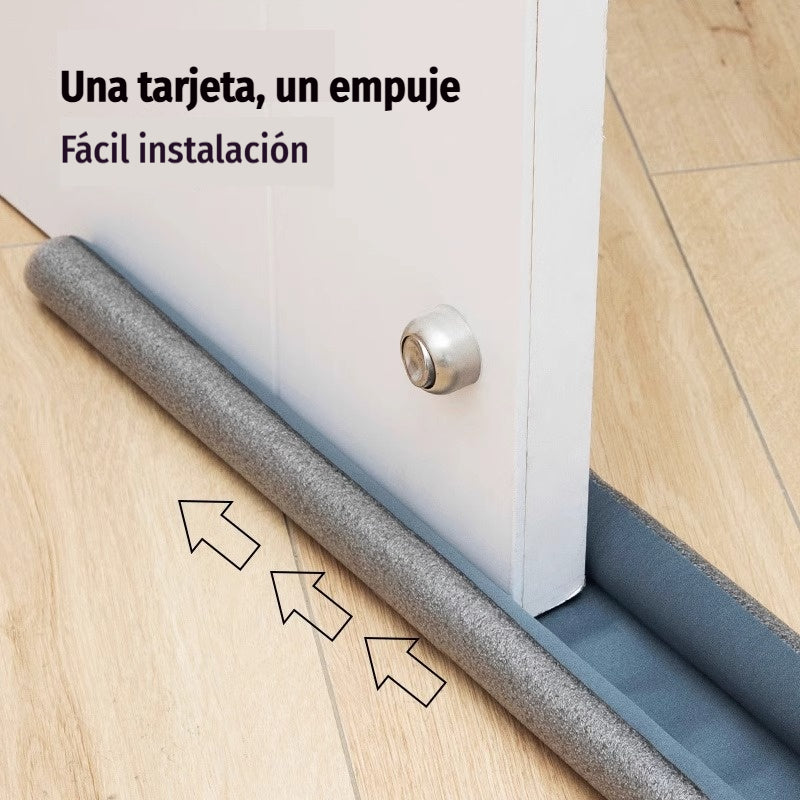 🔥Compra 1 y llévate 1 gratis🔥🔥 【Paquete de 2】Burlete impermeable para el fondo de la puerta: aislamiento acústico, antiviento y antiinsectos (93cm)🌙