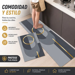 【40*60+40*120cm】De uso común en casa Almohadilla absorbente simple y atmosférica