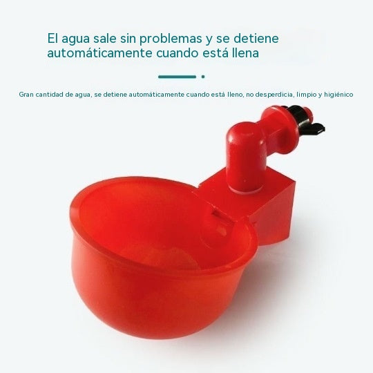 🐔【🔥Compra 5 y llévate 5 gratis：10 piezas】Bol de agua automático para aves de corral, sin necesidad de alimentación manual
