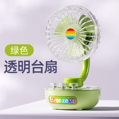 Ventilador de escritorio portátil recargable para el hogar/oficina