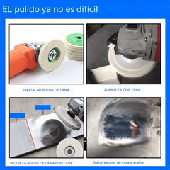 🔥【Oferta por tiempo limitado】🔥【5 piezas】 hoja de pulido de espejo de rueda de pulido de lana