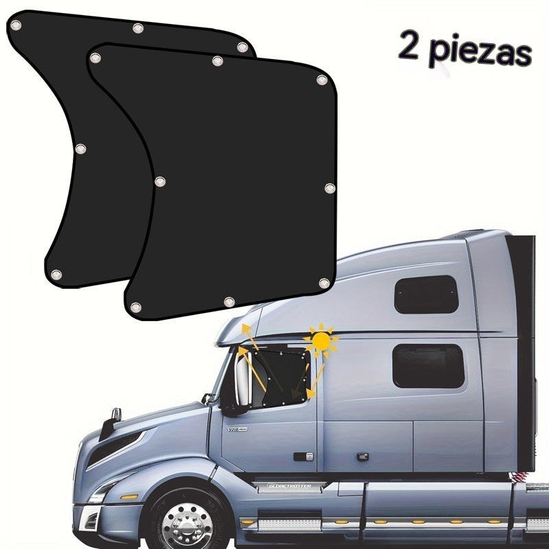 【Compra 1 y recibe 1 gratis】☀️ Parasol para Ventanas Laterales de Camión, RV y Tráiler – Protección UV y Menos Calor