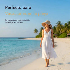 Sombrero de sol para mujer más vendido  | Gorro retro con lazo: plegable y transpirable, un básico para el verano.