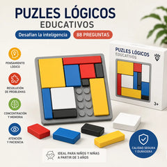 (2 conjuntos por 25 euros)🧠🧩 Rompecabezas de lógica para ejercitar la mente: 88 desafíos intelectuales