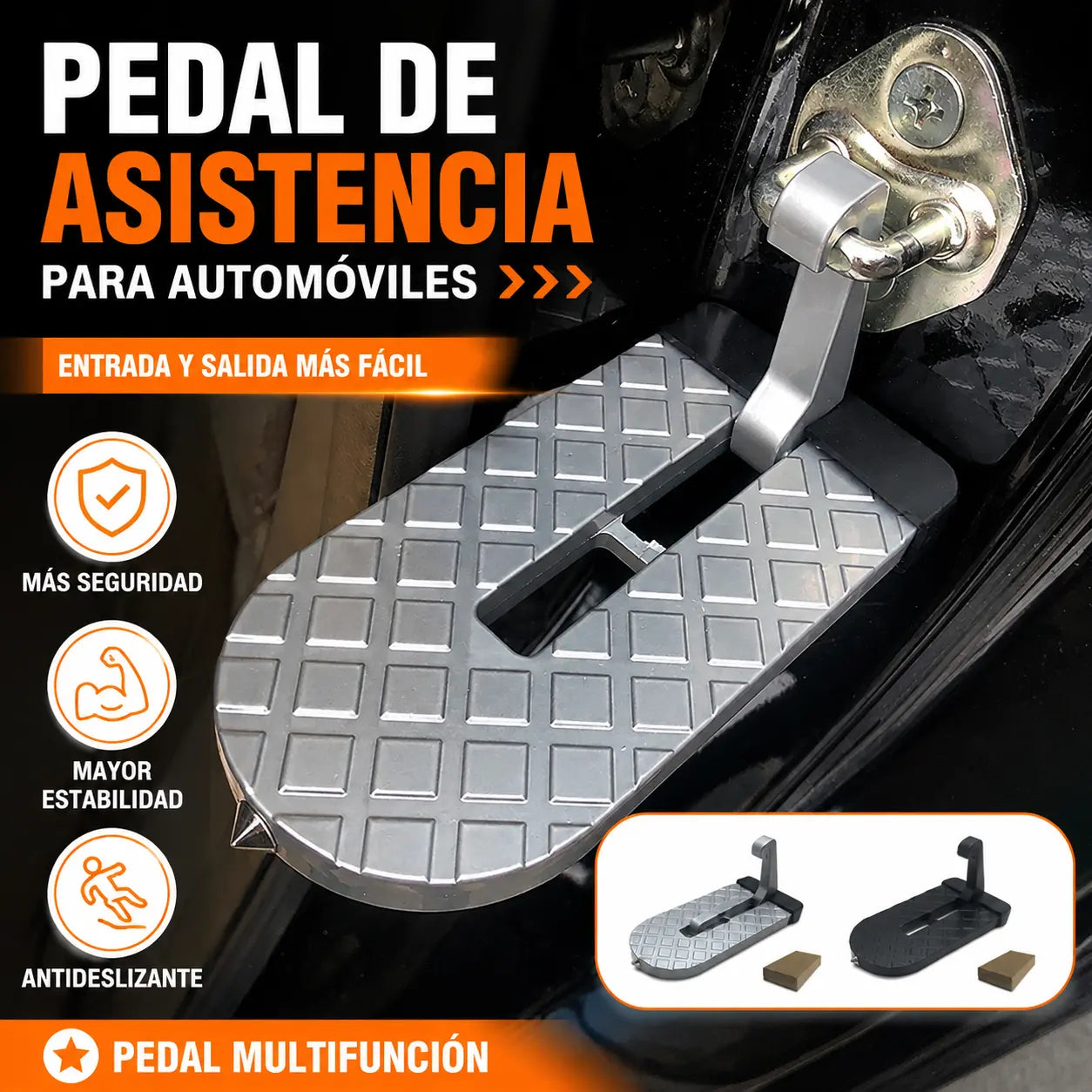 🔥Estribos de asistencia para automóviles, ganchos de asistencia para estribos de techo de SUV, rompeventanas multifuncional para estribos de puertas de automóviles