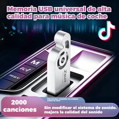 🚗🔥【32 GB】🎵Memoria USB universal de alta calidad para música en coches
