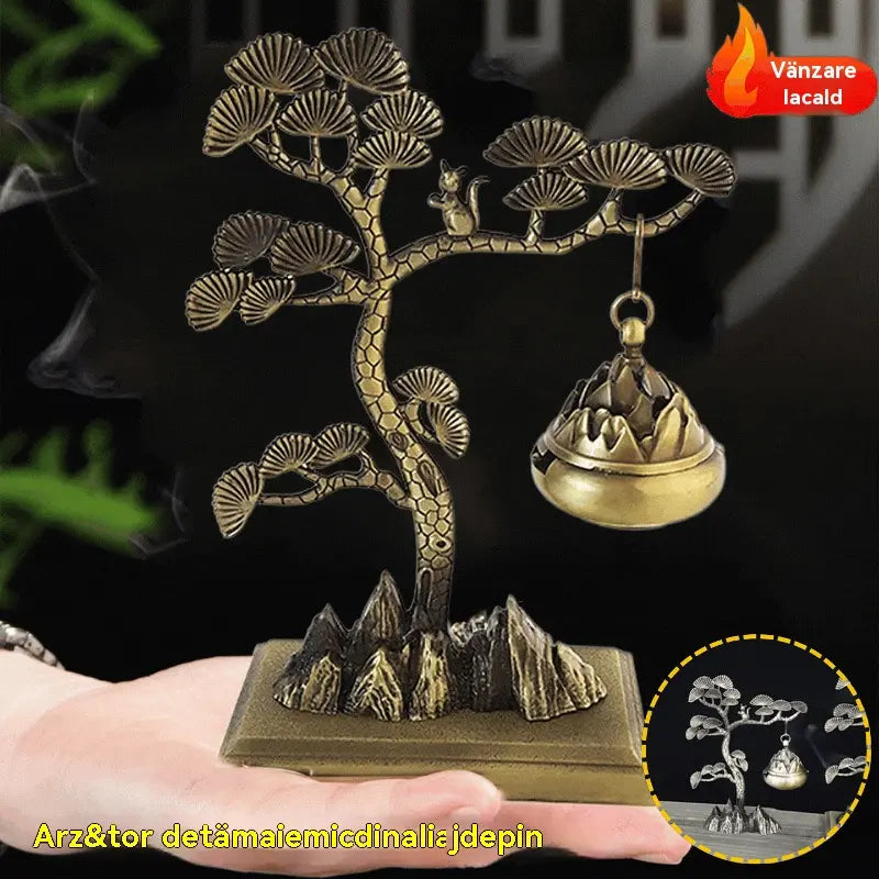 🔥🔥Quemador de incienso con adornos creativos Quemador de aromaterapia Elk Home