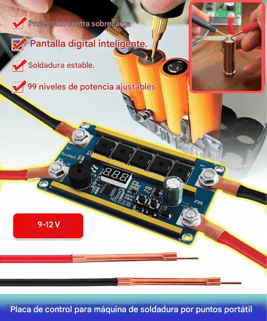 🔥【Placa base + Herramientas de soldadura】🔋Panel de control portátil para soldadura por puntos Z99 | Lápiz de soldadura integrado