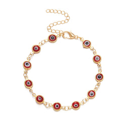 ✨【Compra uno y llévate otro gratis】💫👁️ Pulsera ajustable del ojo turco, que protege tu buena fortuna
