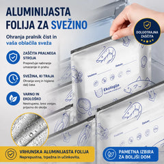 🔥🔥Skupaj 30 antibakterijskih vrečk iz aluminijaste folije, izjemno enostavnih za uporabo, za ohranjanje svežine.