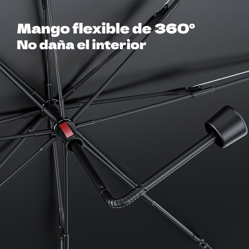 Parasol especial aislante térmico y protector solar para parabrisas de automóviles.