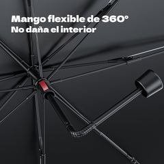 Parasol especial aislante térmico y protector solar para parabrisas de automóviles.