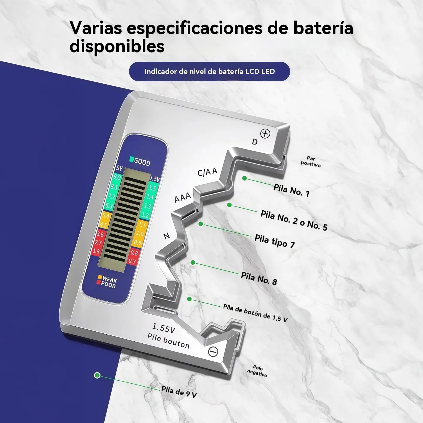 ⚡【2 unidades a 26 euros】Los comprobadores de batería te hacen la vida más fácil