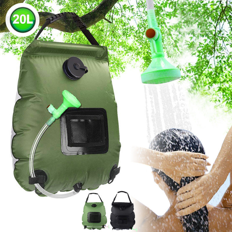 Bolsa de ducha para camping al aire libre de 20 litros