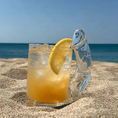✨Copas de cóctel de cristal con formas divertidas