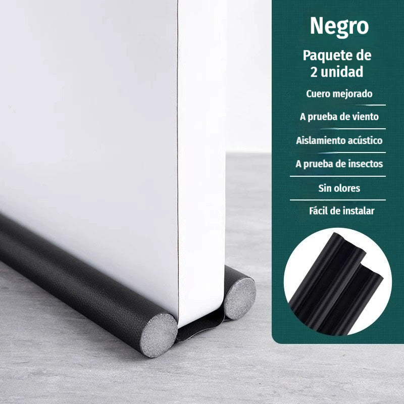 🔥Compra 1 y llévate 1 gratis🔥🔥 【Paquete de 2】Burlete impermeable para el fondo de la puerta: aislamiento acústico, antiviento y antiinsectos (93cm)🌙