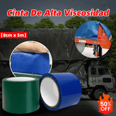 🔥【2 piezas por 25 €】Cinta de lona de alta viscosidad【8 cm x 5 m】💥Oferta por tiempo limitado