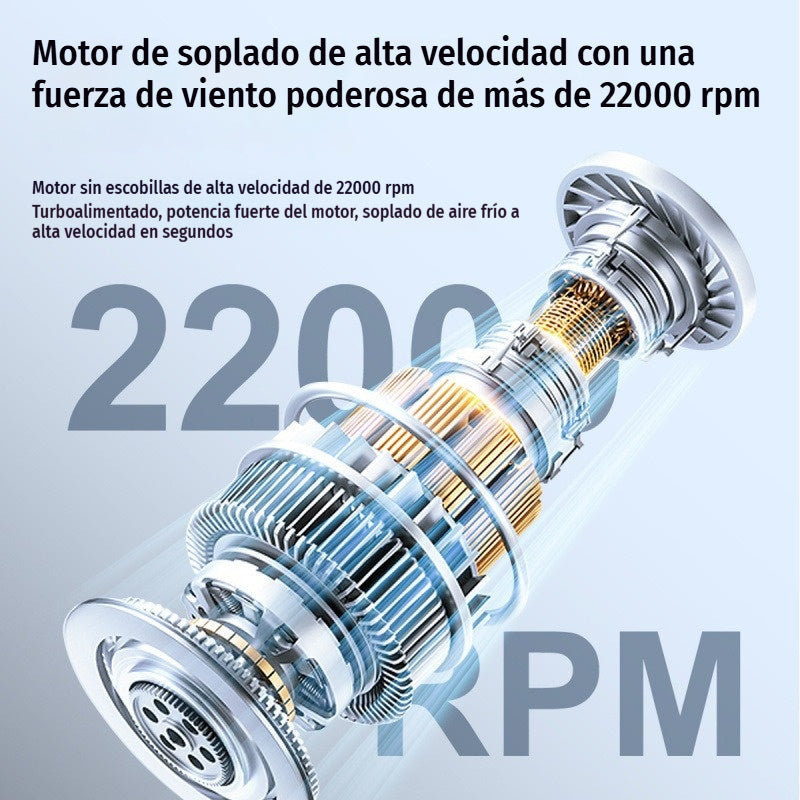 Ventilador pequeño portátil de alta velocidad y larga duración.