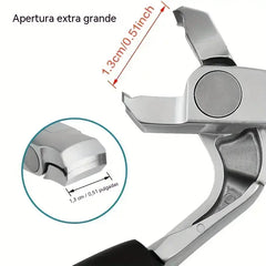 🔥Pinza profesional para uñas gruesas con diseño angular: ¡perfecta para casos difíciles! ✂️